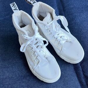 Dr Martens Combs W Boots White Women's Size US 7AW004 - Picture 2 of 9 Dr Marte